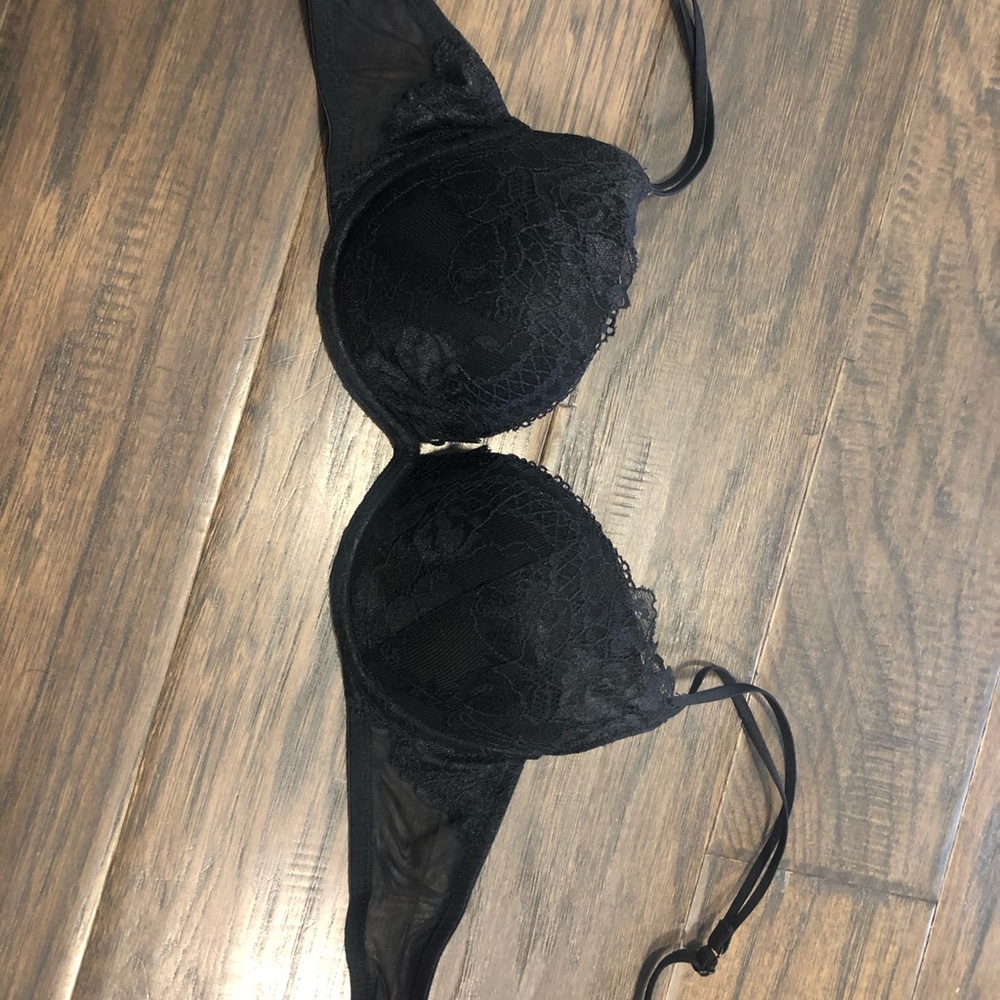 La Senza black lace push-up 34b